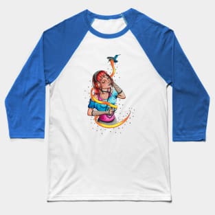 Retro 80's Teenager (PB) Baseball T-Shirt